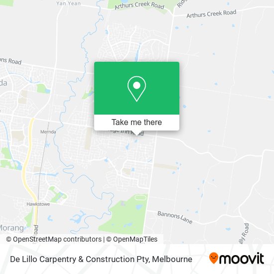 De Lillo Carpentry & Construction Pty map