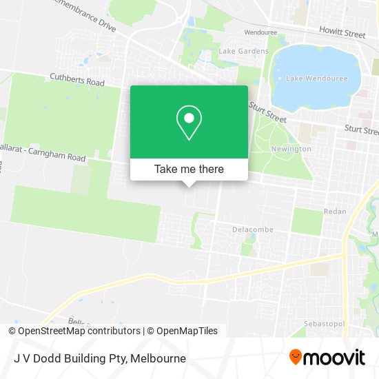 J V Dodd Building Pty map