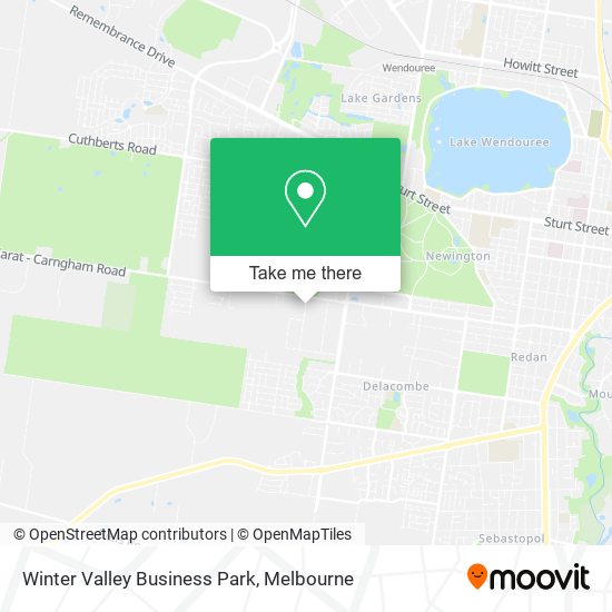 Winter Valley Business Park map
