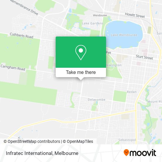 Infratec International map
