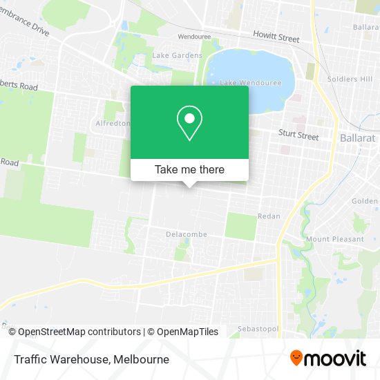 Traffic Warehouse map