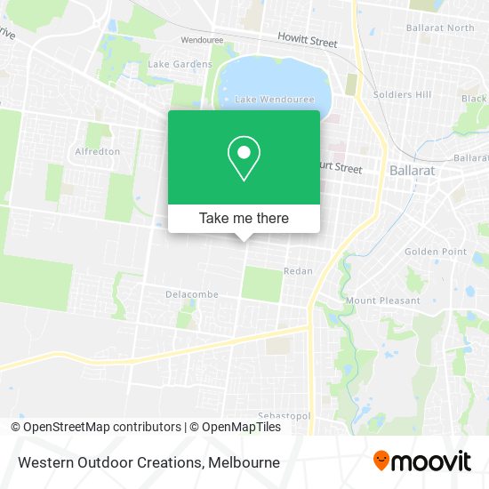 Western Outdoor Creations map