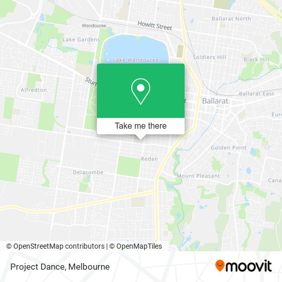 Project Dance map