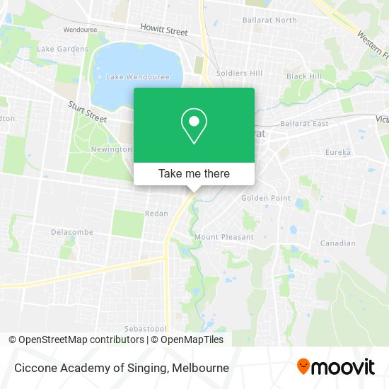 Ciccone Academy of Singing map