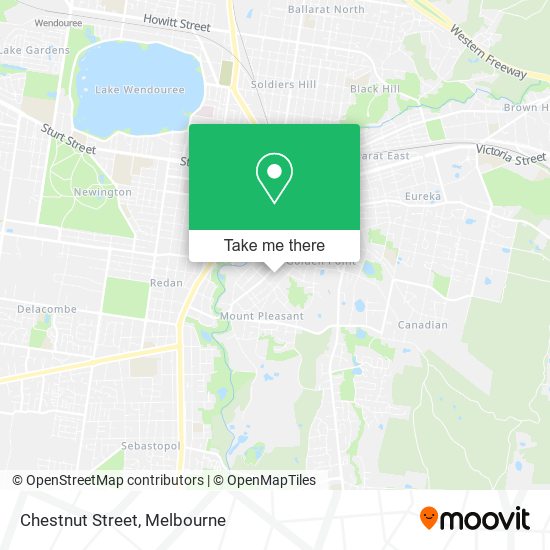 Chestnut Street map