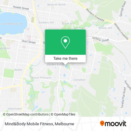 Mind&Body Mobile Fitness map