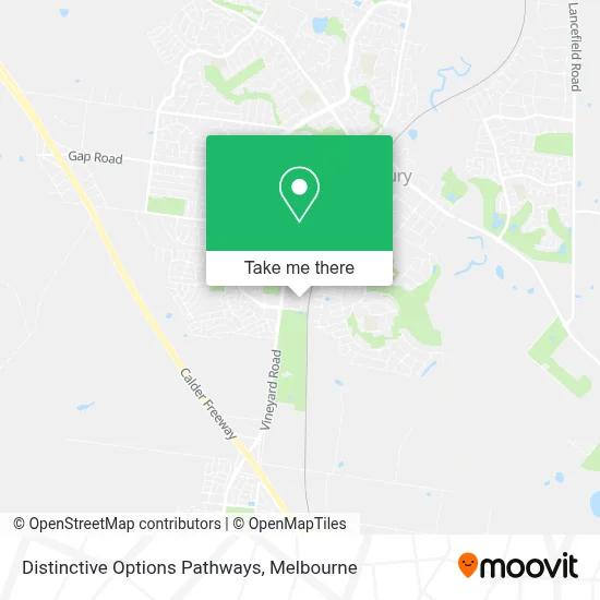 Mapa Distinctive Options Pathways