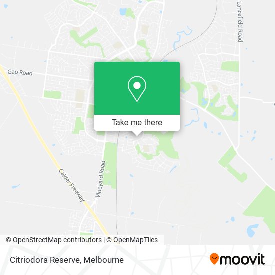 Citriodora Reserve map