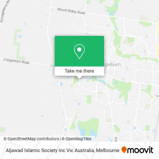 Aljawad Islamic Society Inc Vic Australia map