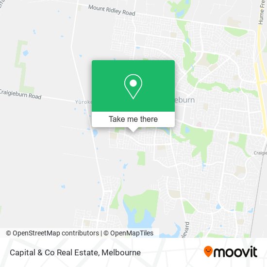 Capital & Co Real Estate map
