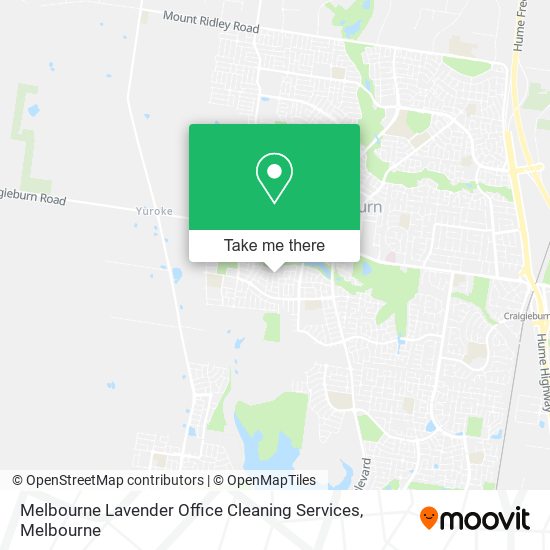 Melbourne Lavender Office Cleaning Services map