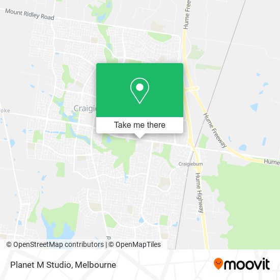 Planet M Studio map