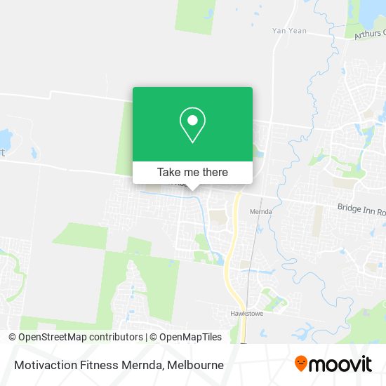 Mapa Motivaction Fitness Mernda