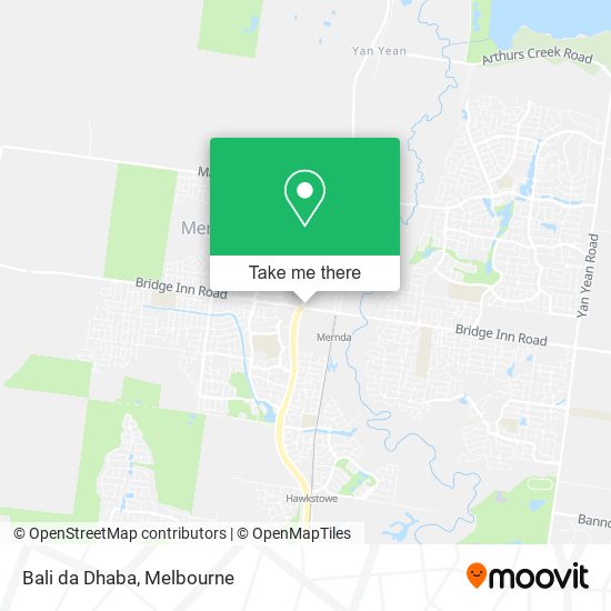Bali da Dhaba map