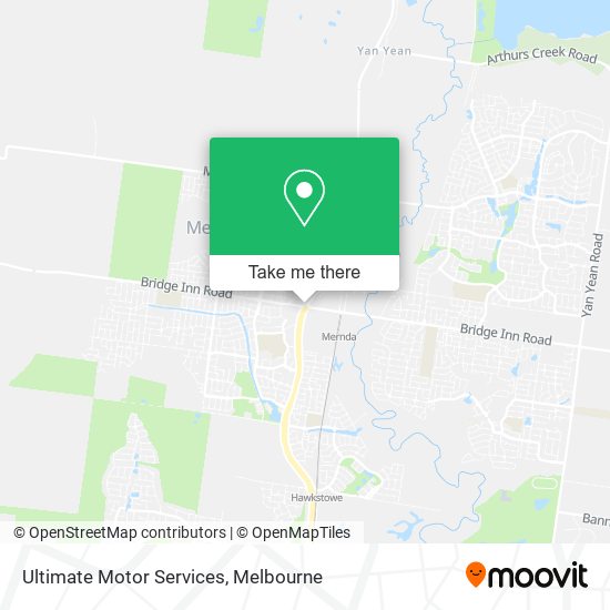 Ultimate Motor Services map