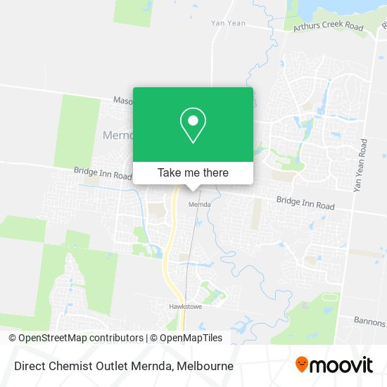 Direct Chemist Outlet Mernda map