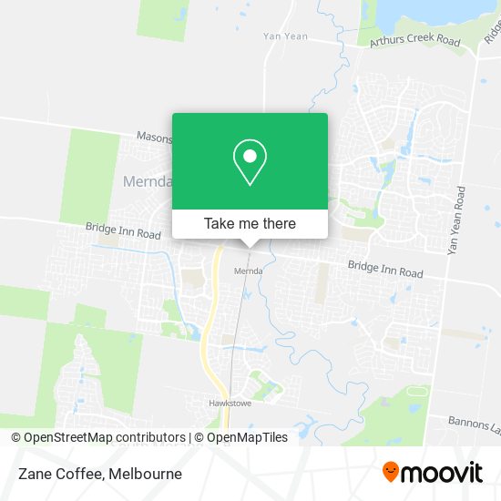 Zane Coffee map