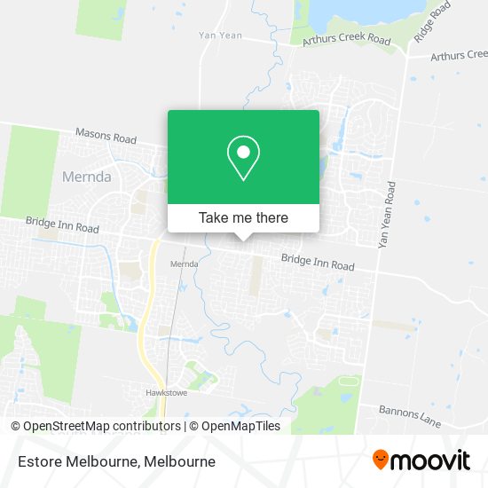 Estore Melbourne map