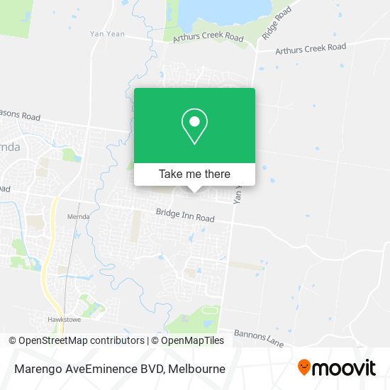 Marengo AveEminence BVD map