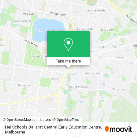Hei Schools Ballarat Central Early Education Centre map