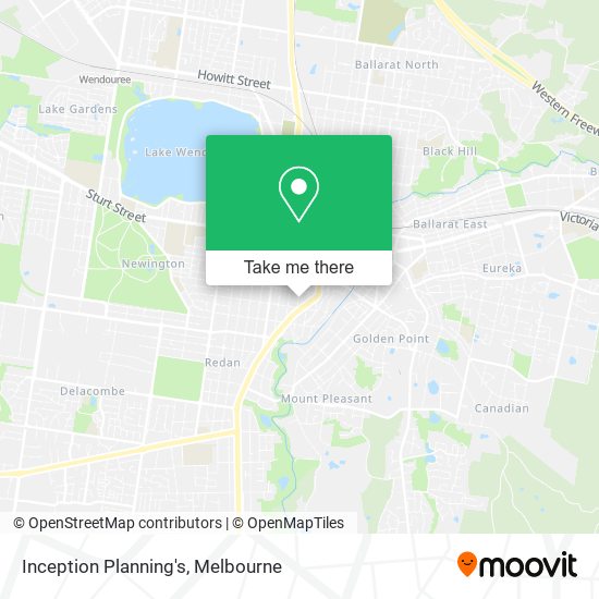 Inception Planning's map