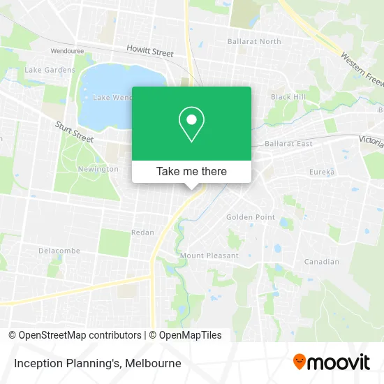 Mapa Inception Planning's