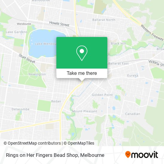 Rings on Her Fingers Bead Shop map
