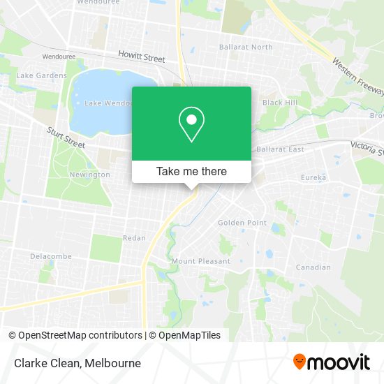 Clarke Clean map