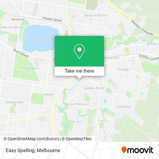 Easy Spelling map