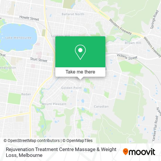 Rejuvenation Treatment Centre Massage & Weight Loss map