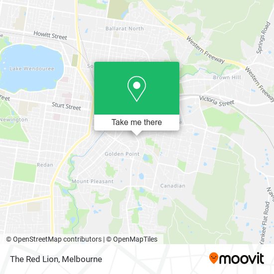 The Red Lion map