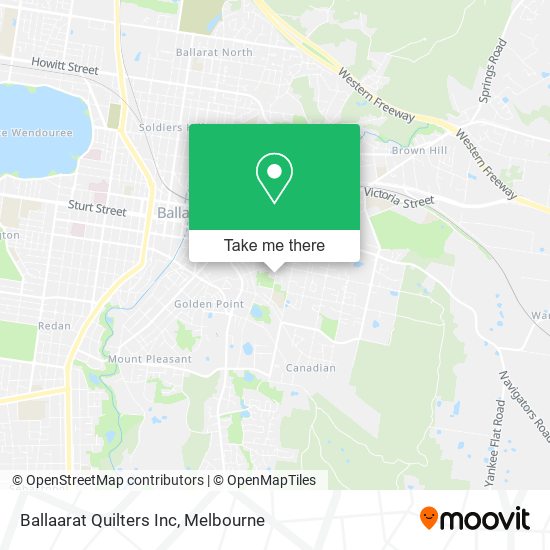 Ballaarat Quilters Inc map