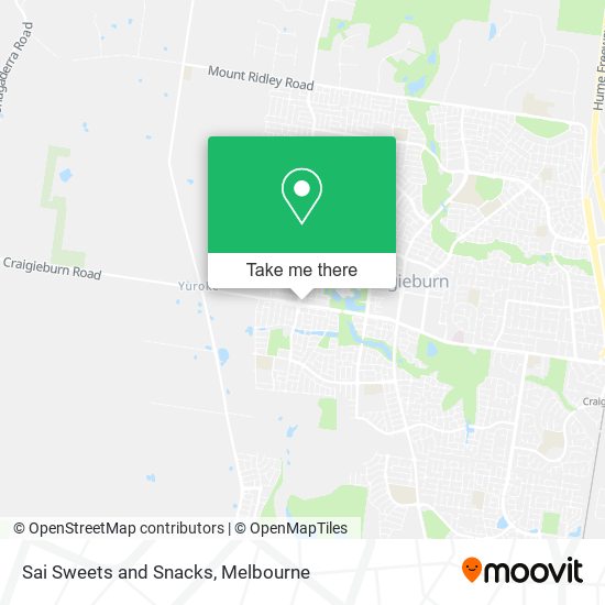 Sai Sweets and Snacks map