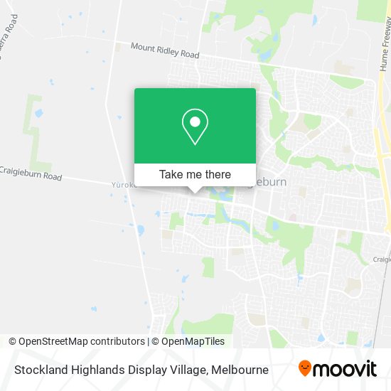 Stockland Highlands Display Village map