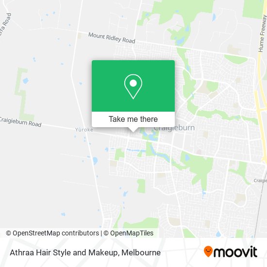 Athraa Hair Style and Makeup map