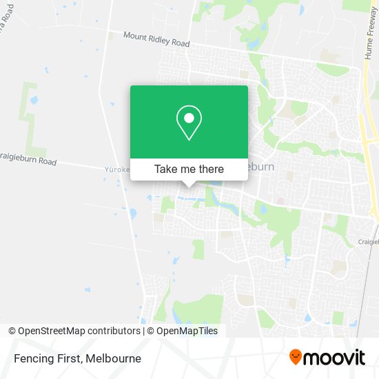 Fencing First map