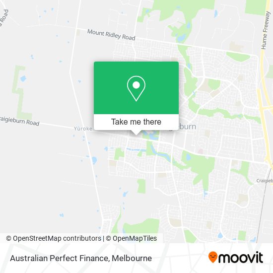 Australian Perfect Finance map