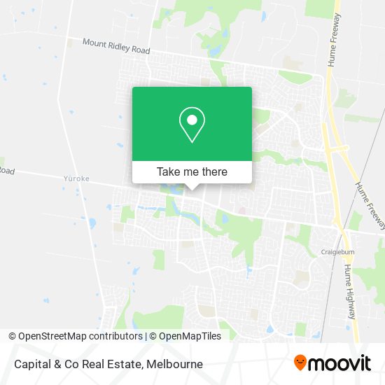 Capital & Co Real Estate map