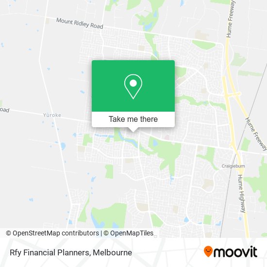 Rfy Financial Planners map