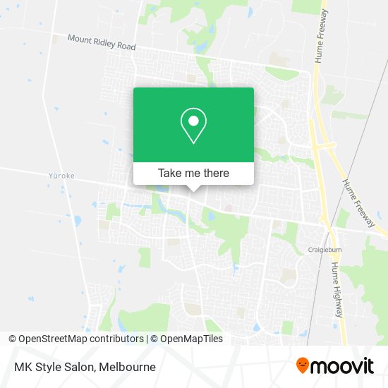 MK Style Salon map