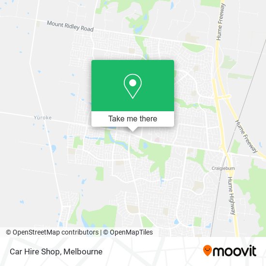 Car Hire Shop map