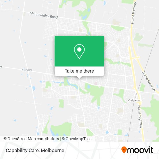 Capability Care map