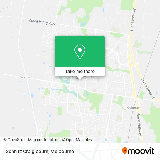 Schnitz Craigieburn map