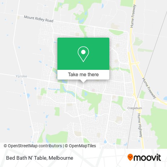Bed Bath N' Table map