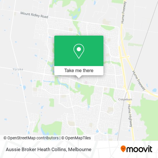 Aussie Broker Heath Collins map
