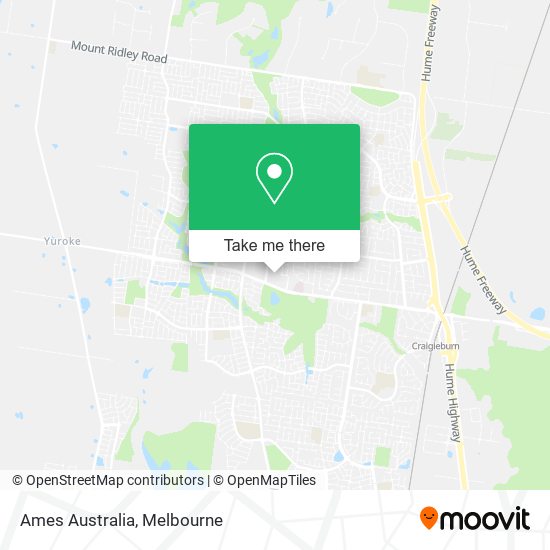 Ames Australia map