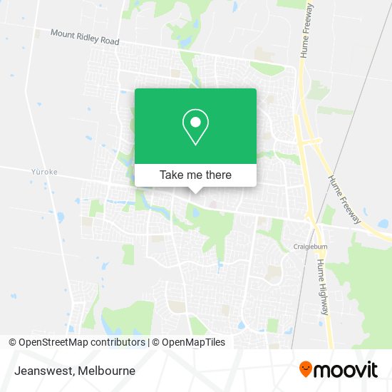 Jeanswest map