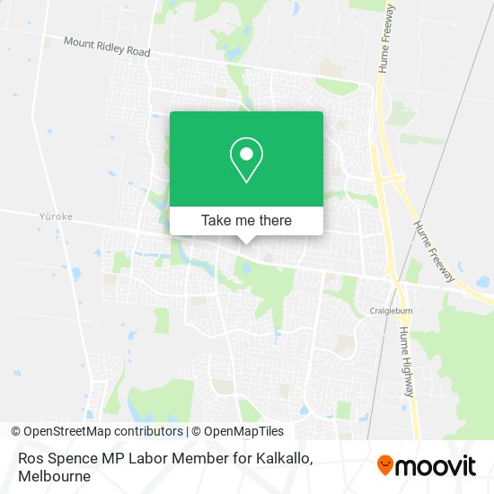 Ros Spence MP Labor Member for Kalkallo map