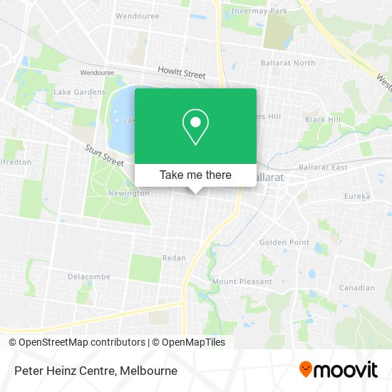 Peter Heinz Centre map