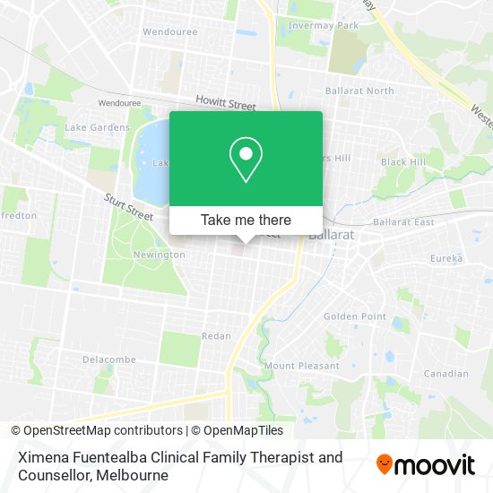 Ximena Fuentealba Clinical Family Therapist and Counsellor map